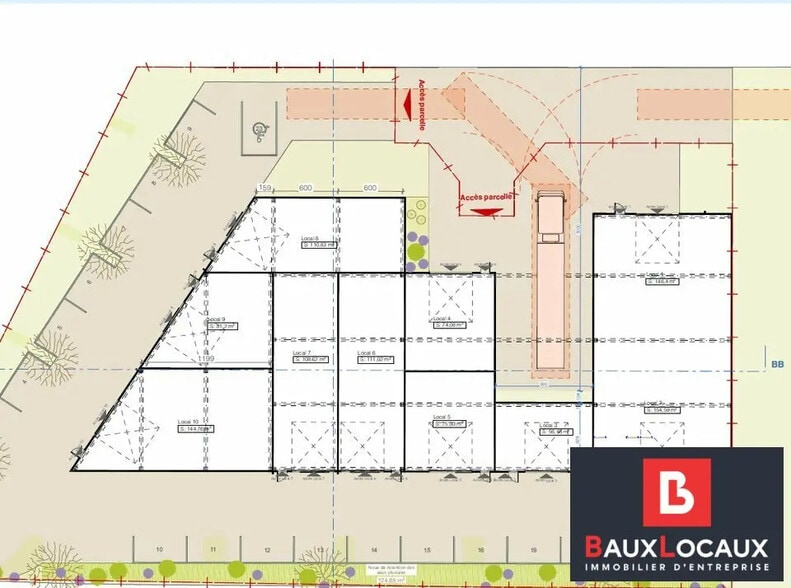Retail in Sorgues for lease - Site Plan - Image 3 of 3