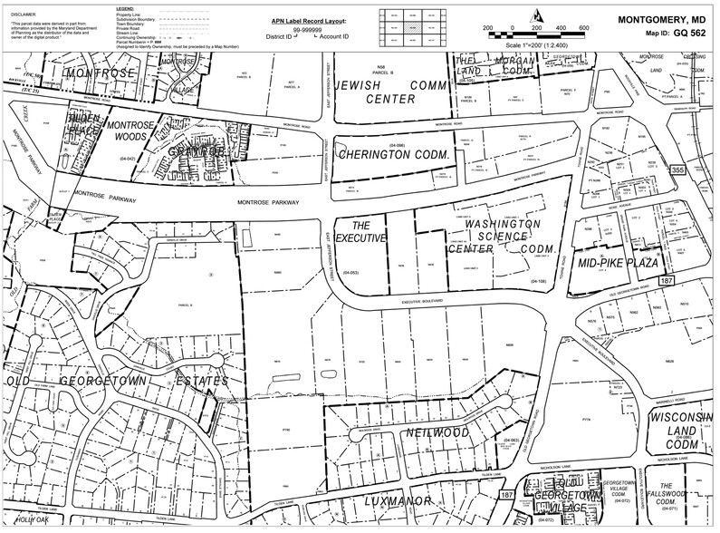 909 Rose Ave, North Bethesda, MD for lease - Plat Map - Image 2 of 13