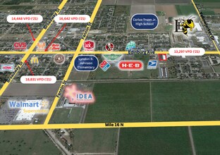 720 E Edinburg Ave, Edcouch, TX - AERIAL map view