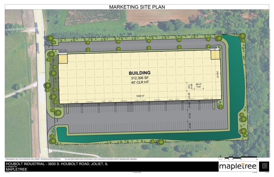 3600 Houbolt Rd, Joliet, IL for lease - Site Plan - Image 3 of 4