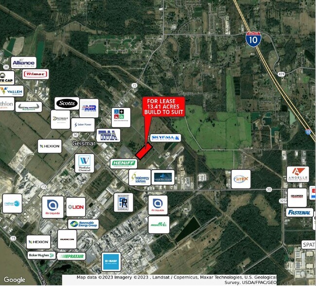 Industrial Dr., Geismar, LA 70734 Industrial Drive Build To Suit on 8