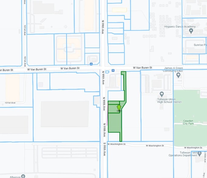 SEC 99th & Van Buren St ave, Tolleson, AZ for sale - Plat Map - Image 2 of 2