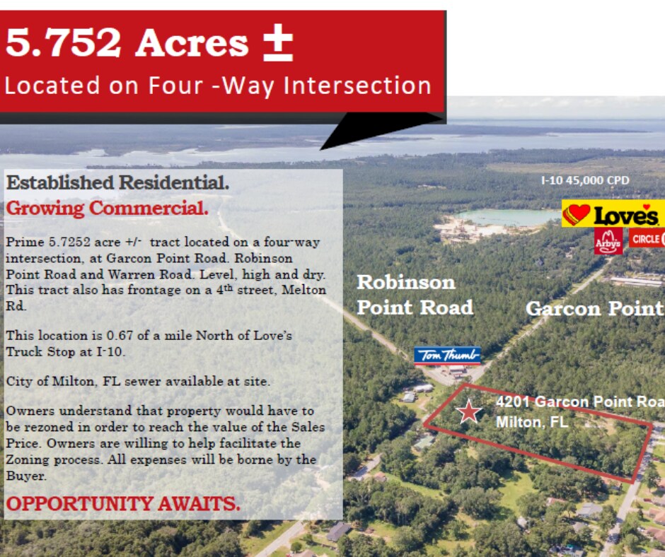 4201 Garcon Point Rd, Milton, FL for sale Primary Photo- Image 1 of 1