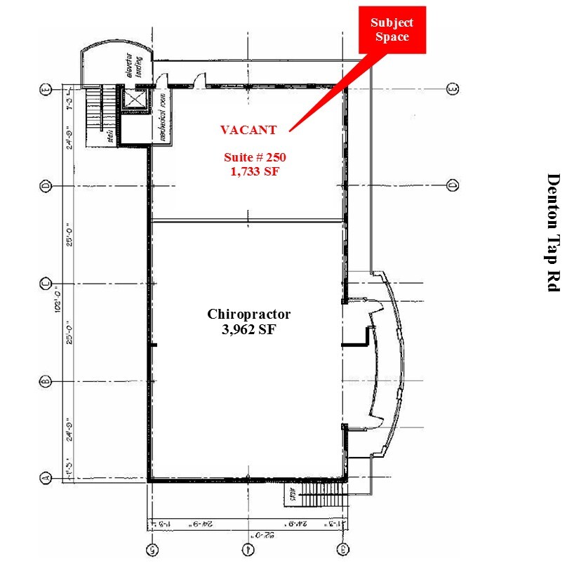 848 S Denton Tap Rd, Coppell, TX for lease Floor Plan- Image 1 of 6