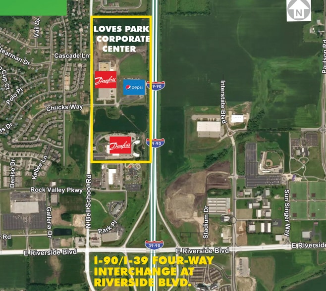 Riverside Blvd, Loves Park, IL for lease - Building Photo - Image 2 of 2