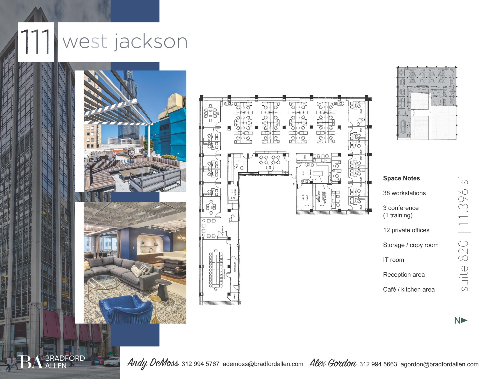 111 W Jackson Blvd, Chicago, IL for lease Floor Plan- Image 1 of 3