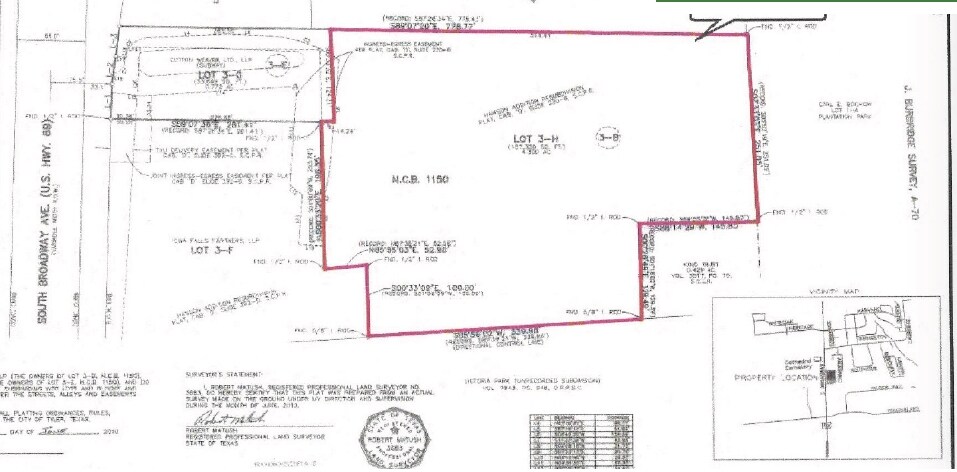 7922 S Broadway Ave, Tyler, TX for sale - Plat Map - Image 1 of 1