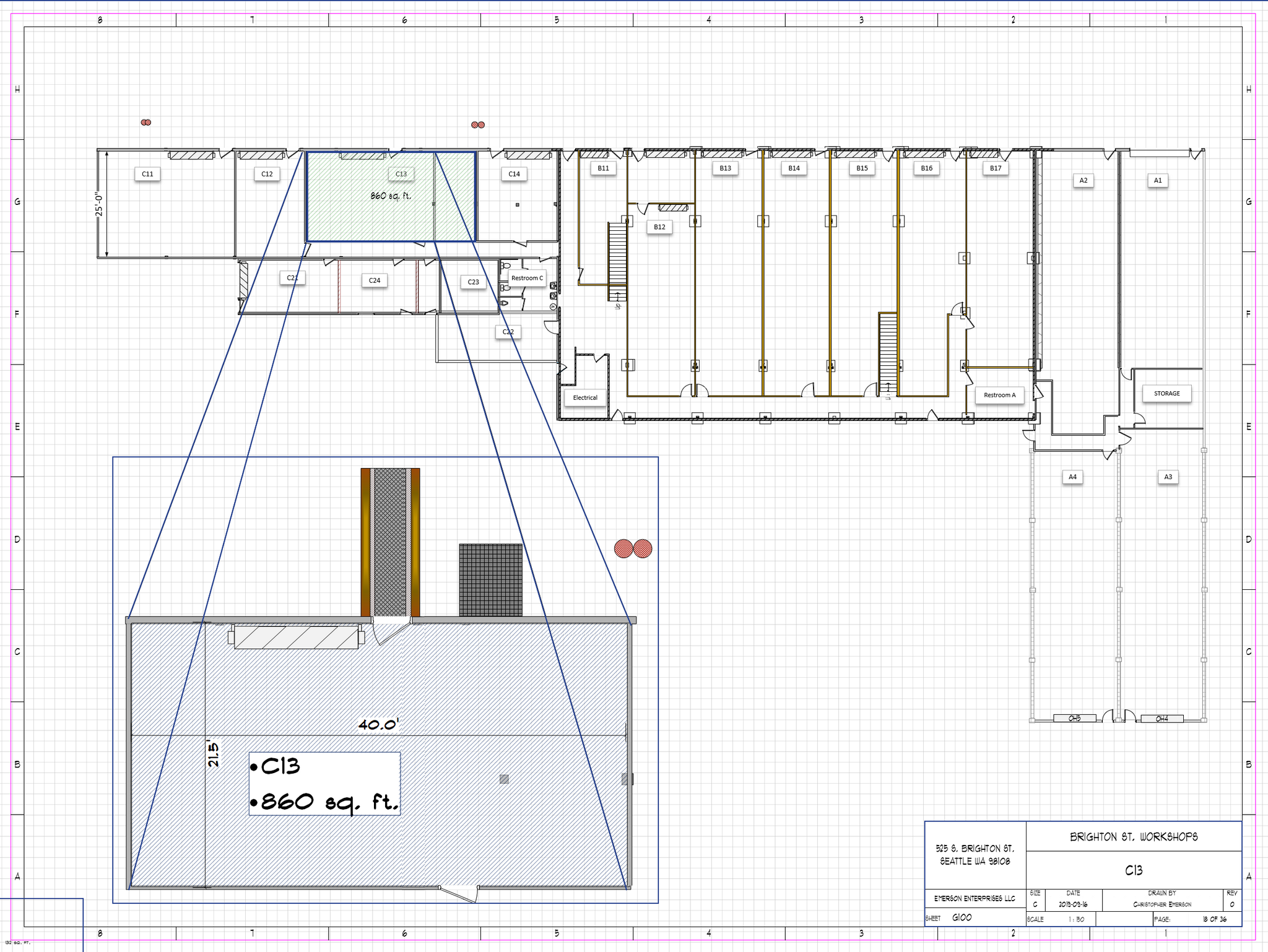 525 S Brighton St, Seattle, WA for lease Floor Plan- Image 1 of 1