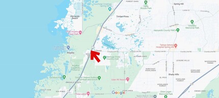 0 County Line Rd, Spring Hill, FL - aerial  map view