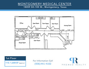 18059 Highway 105 W, Montgomery, TX for lease Floor Plan- Image 1 of 1