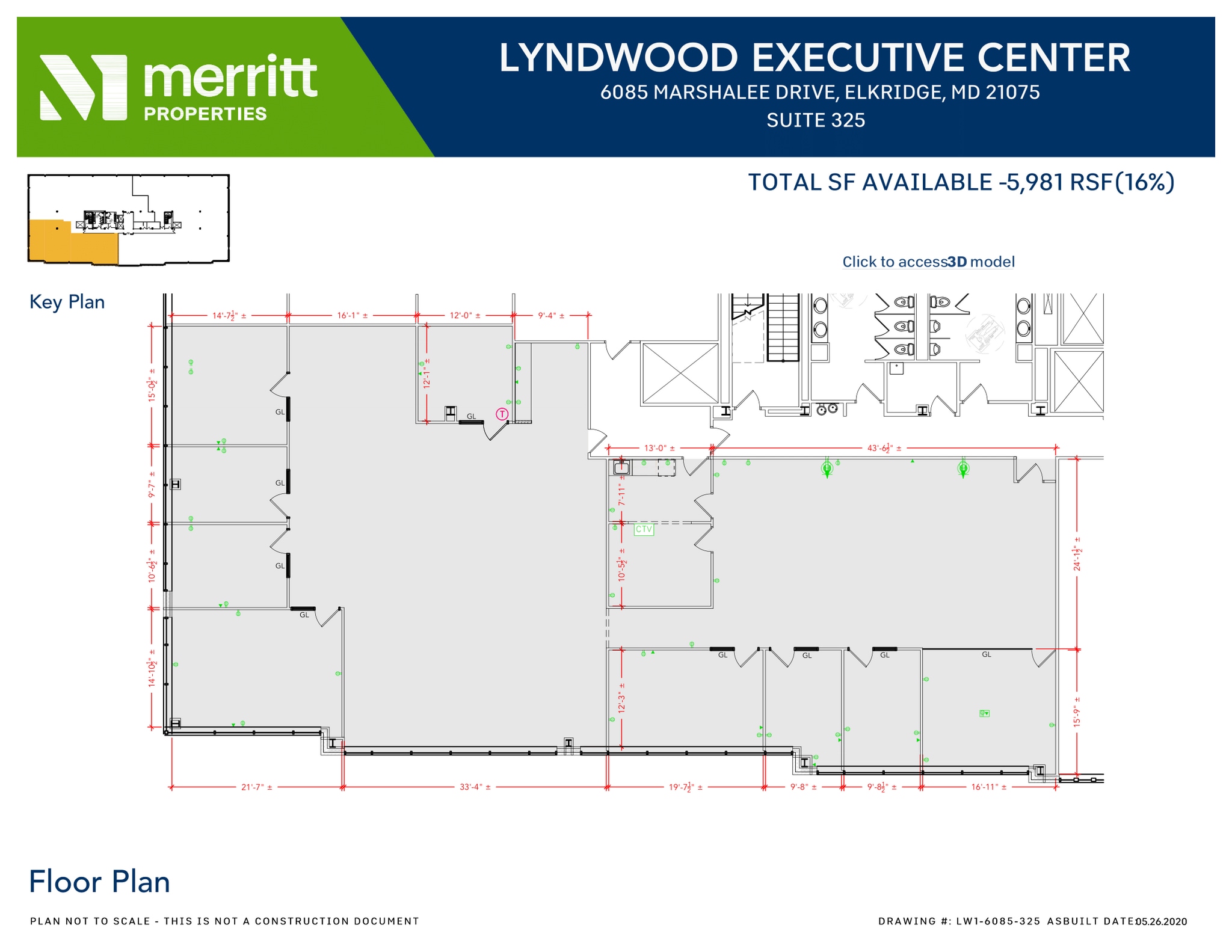 6095 Marshalee Dr, Elkridge, MD for lease Floor Plan- Image 1 of 1
