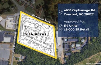 More details for 4633 Orphanage Rd Land, Concord, NC - Land for Sale