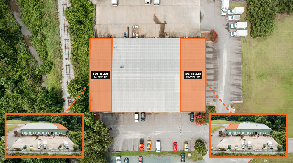 200-225 Commercial Ct, Sanford, NC for lease - Aerial - Image 3 of 6