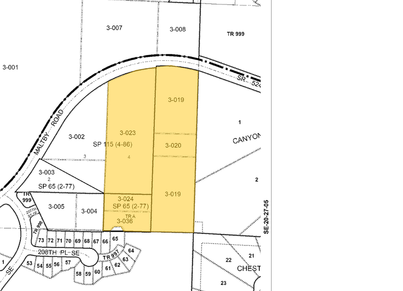 2620 Maltby Rd, Bothell, WA for sale - Plat Map - Image 1 of 1
