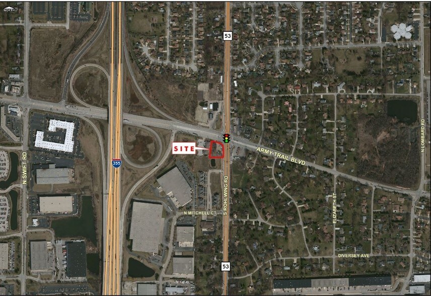 SWC Of Army Trail & Route 53, Addison, IL for sale - Primary Photo - Image 1 of 1