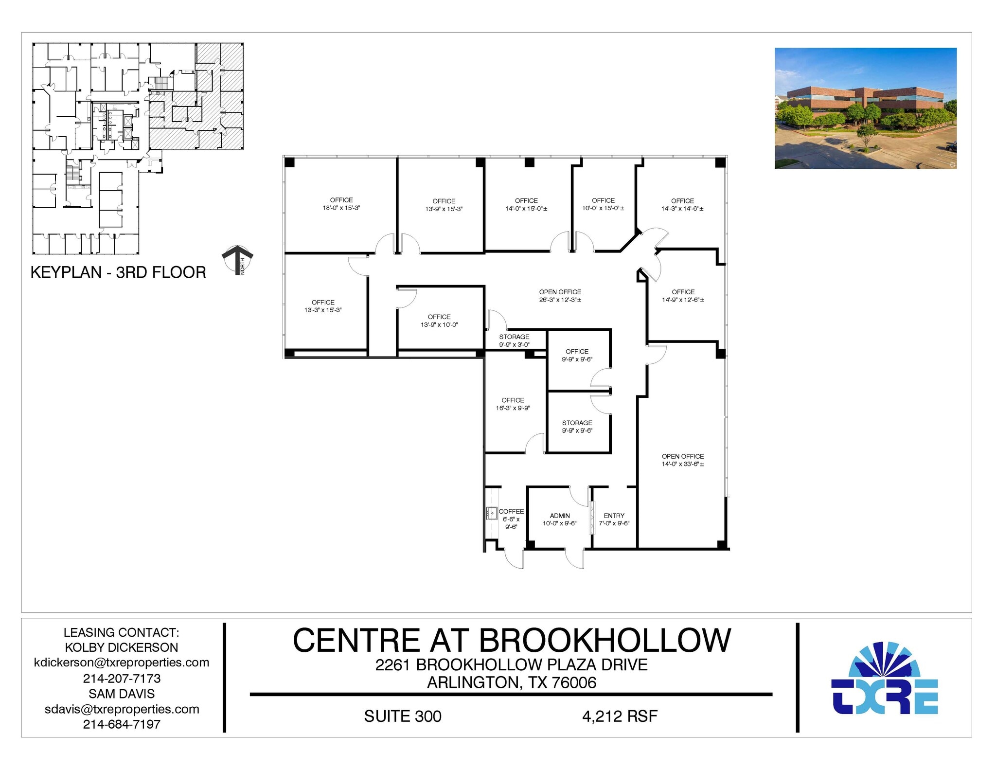 2261 Brookhollow Plaza Dr, Arlington, TX for lease Floor Plan- Image 1 of 1