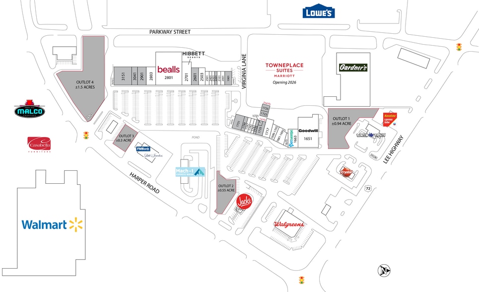 2801 Virginia Ln, Corinth, MS for lease - Site Plan - Image 2 of 6