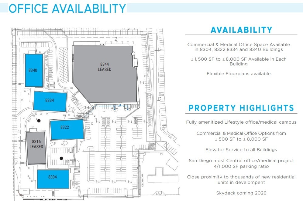 8328 Clairemont Mesa Blvd, San Diego, CA for lease Site Plan- Image 1 of 1