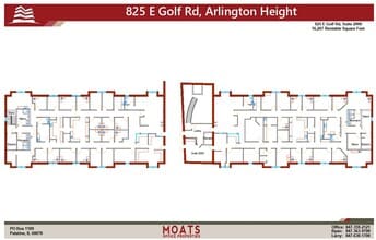 825 E Golf Rd, Arlington Heights, IL for sale Floor Plan- Image 1 of 1