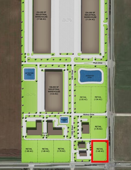 12805 Meredith Drive, Urbandale, IA for sale - Site Plan - Image 2 of 2