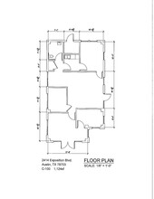 2414 Exposition Blvd, Austin, TX for lease Floor Plan- Image 1 of 1