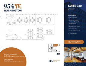 954 W Washington Blvd, Chicago, IL for lease Floor Plan- Image 1 of 5