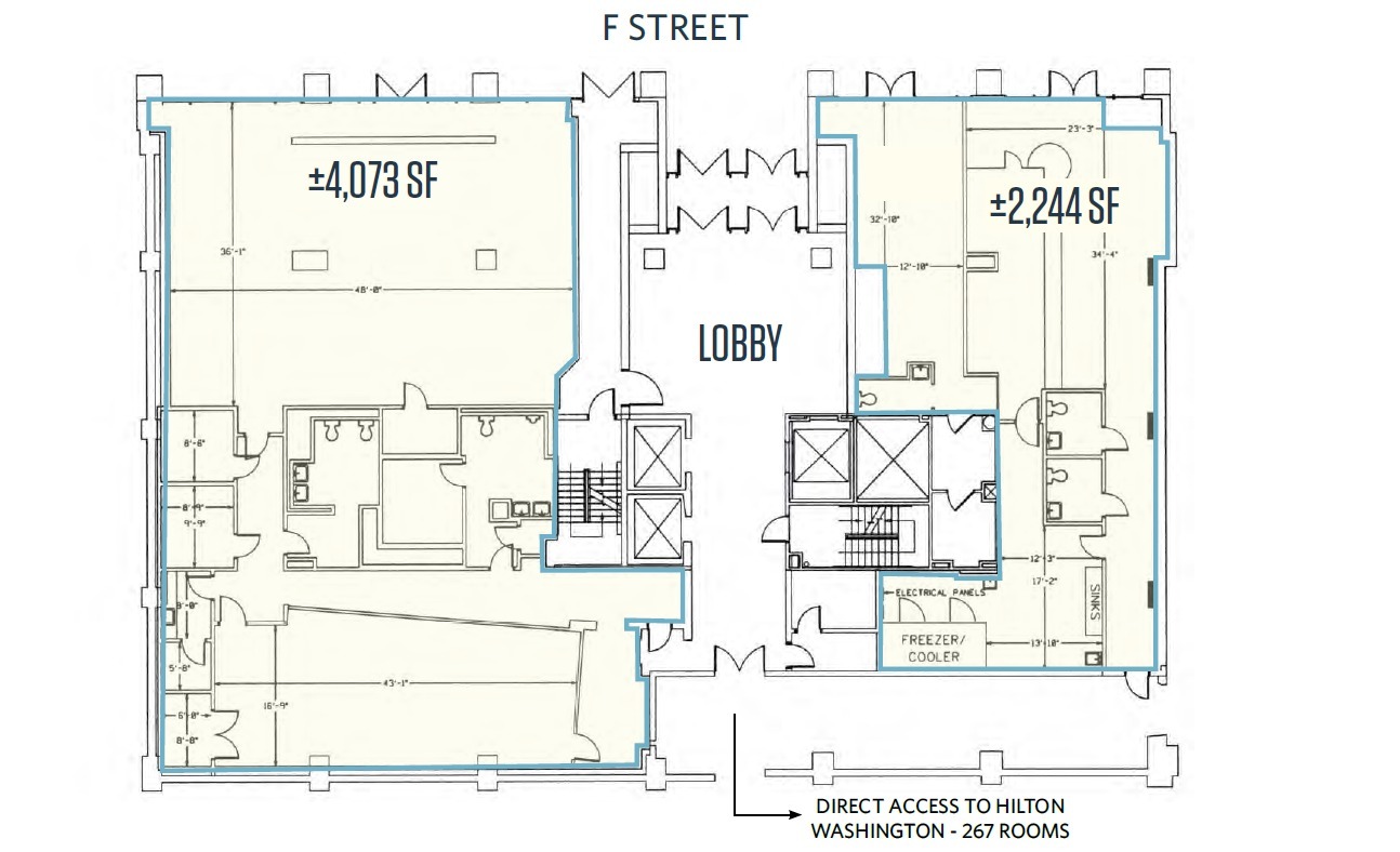 80 F St NW, Washington, DC for lease Floor Plan- Image 1 of 1