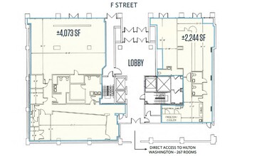 80 F St NW, Washington, DC for lease Floor Plan- Image 1 of 1