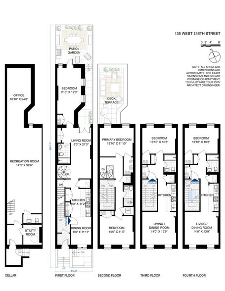 135 W 136th St, New York, NY for sale - Floor Plan - Image 2 of 12