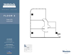 3500 Oak Lawn Ave, Dallas, TX for lease Floor Plan- Image 1 of 2