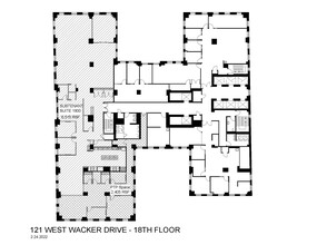 121 W Wacker Dr, Chicago, IL for lease Floor Plan- Image 1 of 7