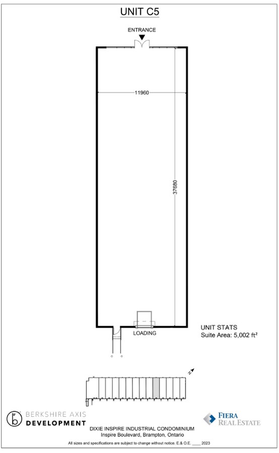 32-48 Inspire Blvd, Brampton, ON L6R 0A9 - Unit C5 -  - Floor Plan - Image 1 of 1