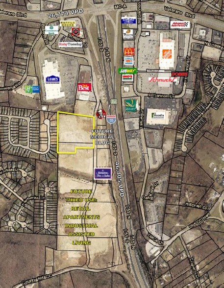 Lot 1A Festus Commerce & Business Center, Festus, MO for sale - Aerial - Image 2 of 3