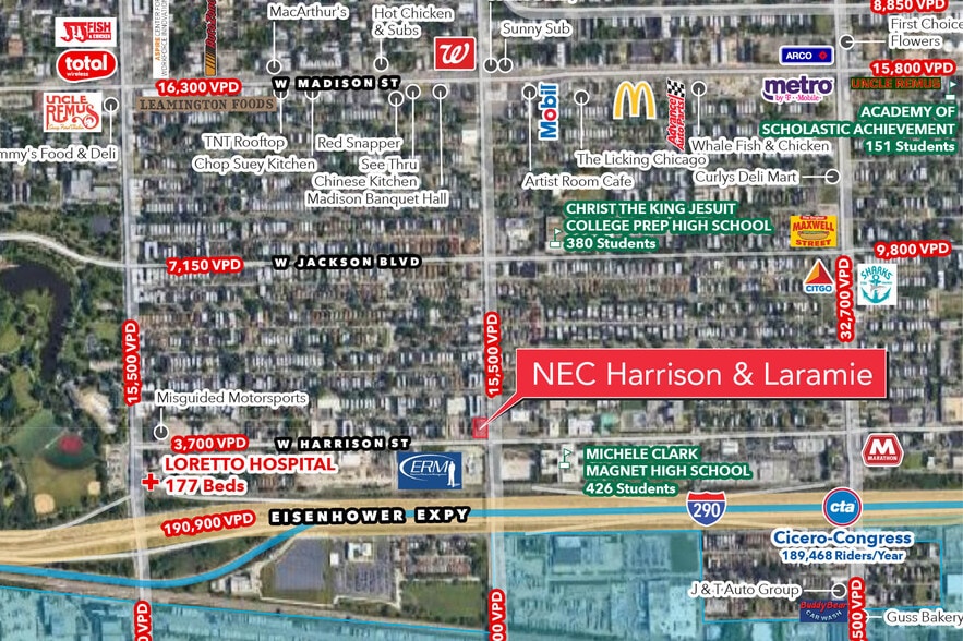 518 S Laramie Ave, Chicago, IL for lease - Aerial - Image 2 of 16