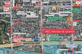 518 S Laramie Ave, Chicago, IL - AERIAL map view
