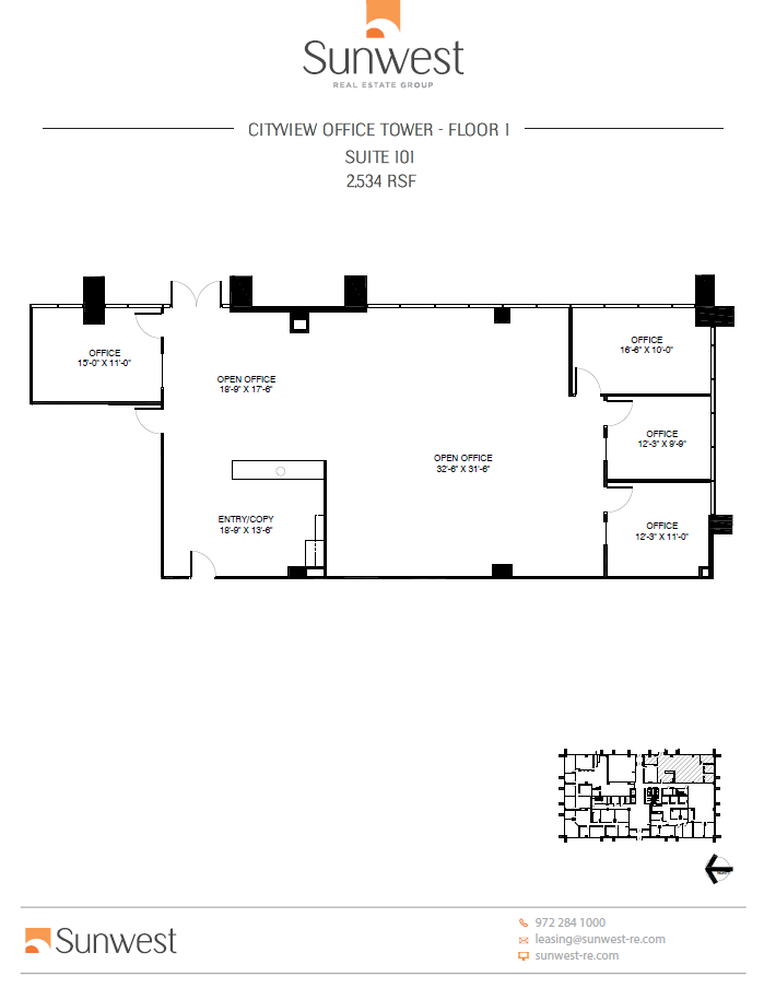 5339 Alpha Rd, Dallas, TX for lease Floor Plan- Image 1 of 1