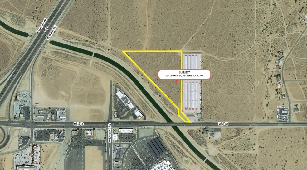 00 Main St, Hesperia, CA for sale - Aerial - Image 2 of 5