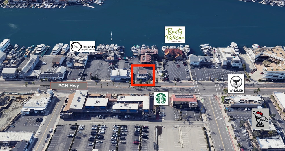 2703 W Coast Hwy, Newport Beach, CA for lease - Aerial - Image 3 of 6