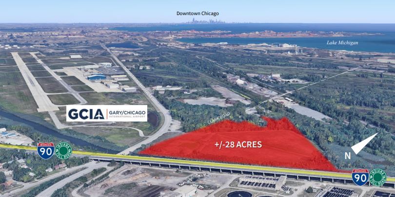 4600 Industrial Hwy, Gary, IN for sale - Aerial - Image 2 of 2