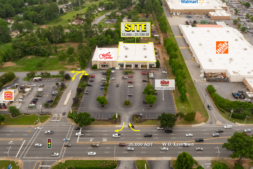 1487-1489 Wo Ezell Blvd, Spartanburg, SC for sale - Aerial - Image 1 of 1