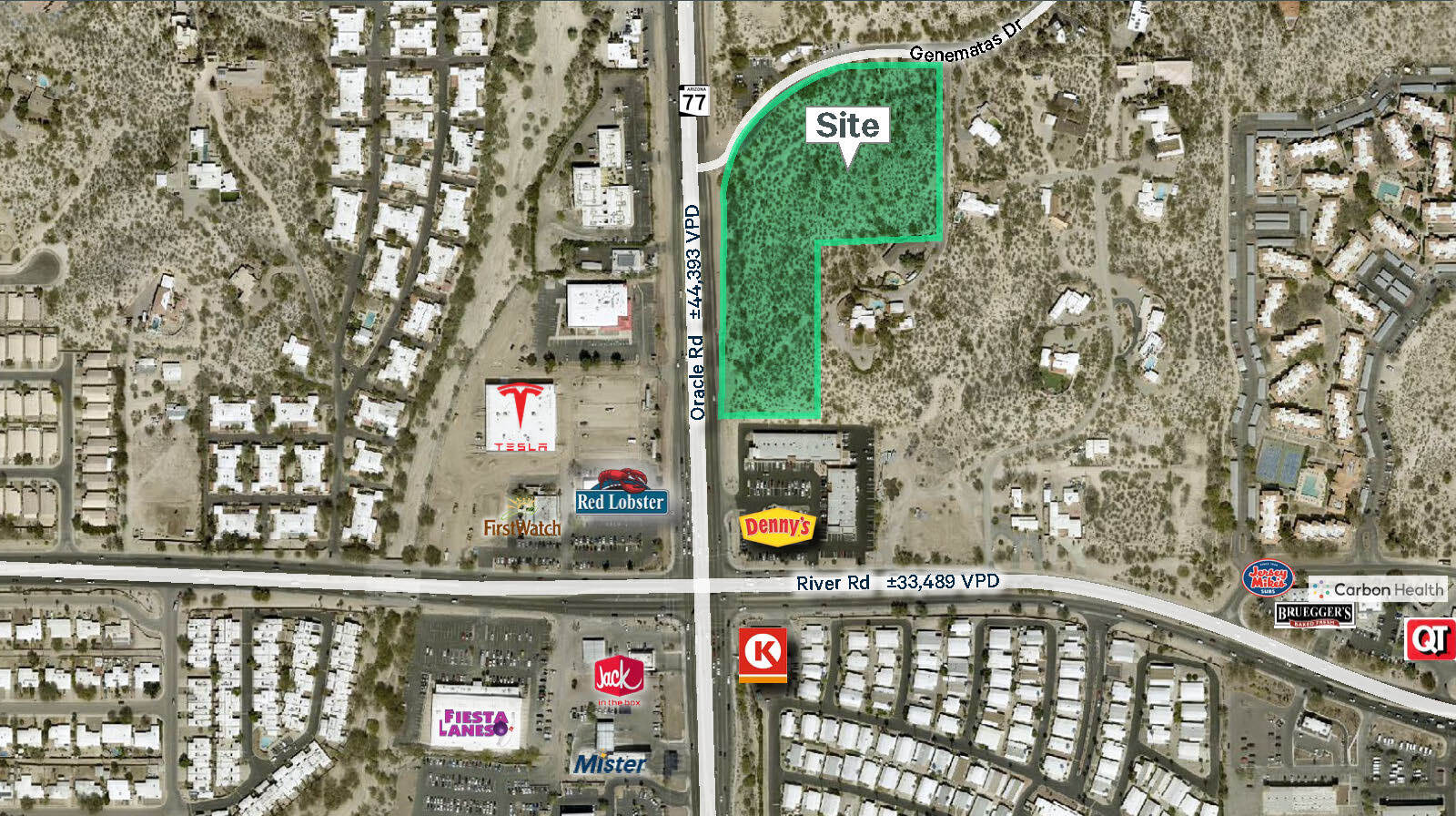 SE Oracle Rd & Genematas Dr, Tucson, AZ for sale Building Photo- Image 1 of 3