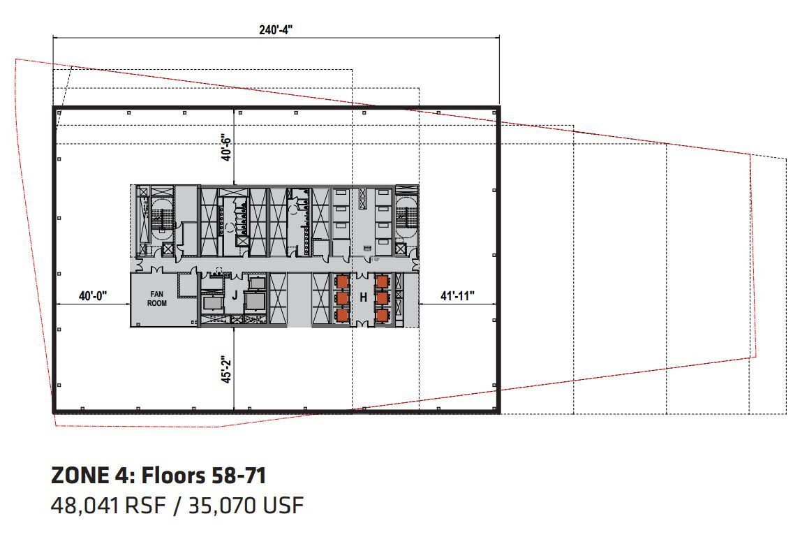 2 World Trade Center, New York, NY for lease Floor Plan- Image 1 of 1