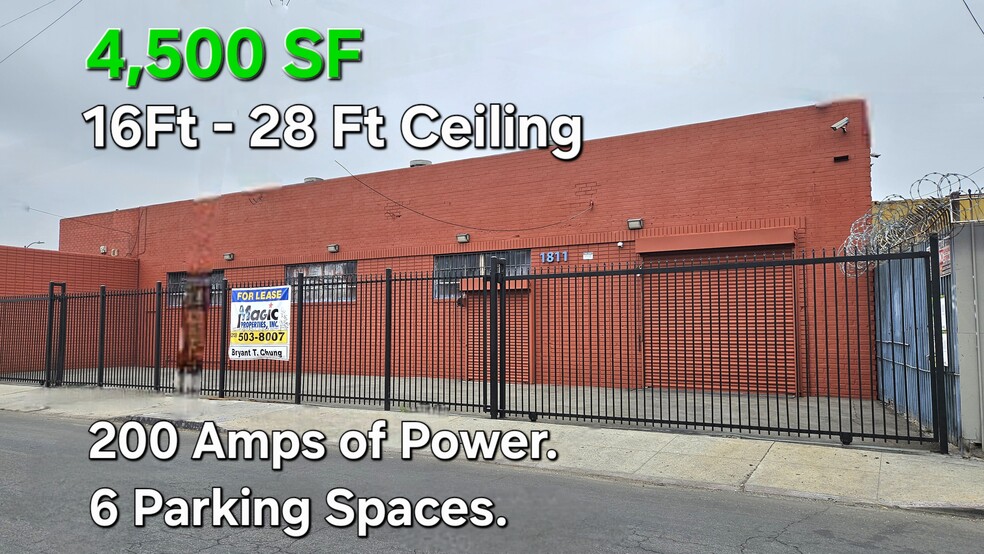 1811 E 20th St, Los Angeles, CA for lease - Building Photo - Image 2 of 18