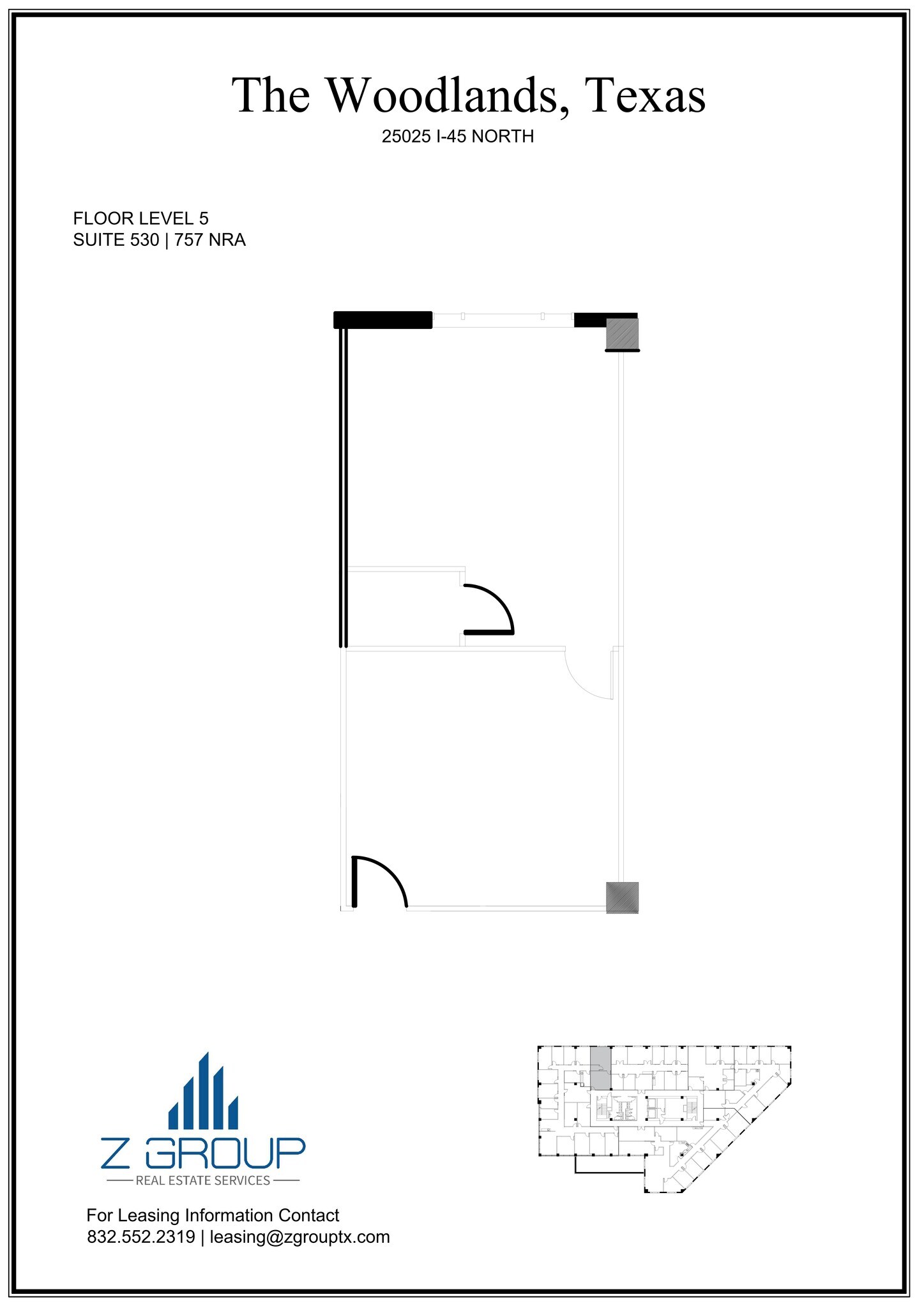 25025 N I-45 Fwy, The Woodlands, TX for lease Site Plan- Image 1 of 1