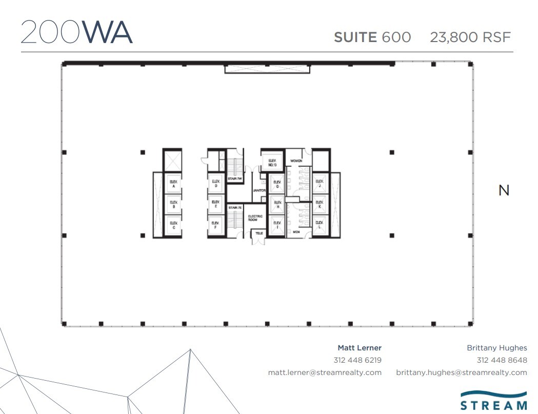 200 W Adams St, Chicago, IL for lease Floor Plan- Image 1 of 1