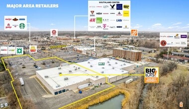 23351 Eureka Rd, Taylor, MI - AERIAL  map view