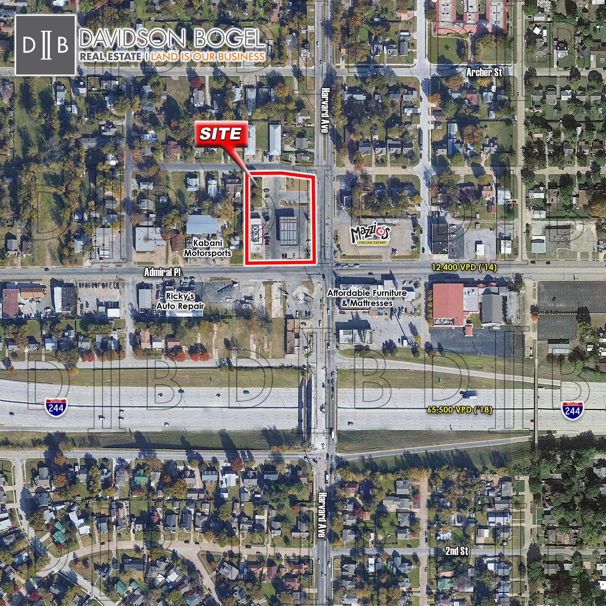 Nwc-Admiral Place & Harvard Ave, Tulsa, OK for sale Primary Photo- Image 1 of 1