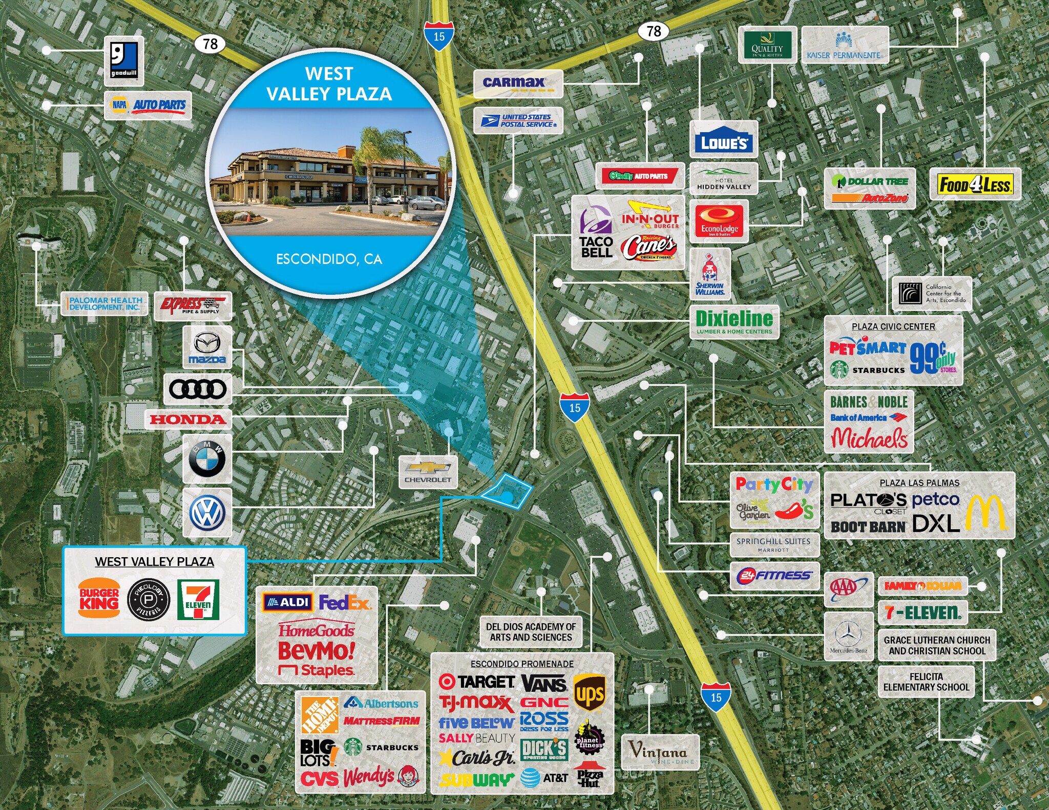 13201340 W Valley Pky, Escondido, CA 92029 West Valley Plaza