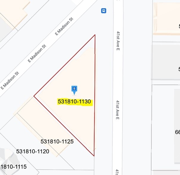 4029-4033 E Madison St, Seattle, WA for lease - Plat Map - Image 2 of 2