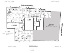 215 Rue Saint-Jacques, Montréal, QC for lease Floor Plan- Image 1 of 1